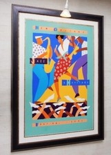 New Orleans Jazz & Heritage Festival 1992 Official Silkscreen Poster Framed