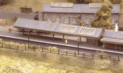 Ratio 208 Apex Platform Canopy Plastic Kit N Gauge