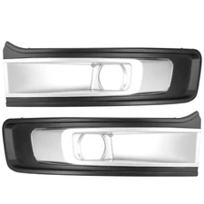 Pair For Ford Flex 2013-2019 Fog Lights Lamp Trim Cover Bezel Left&Right Side