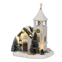 Luville Weihnachtsdorf Miniatur Kyrka Schwedische Kirche - Weihnachtsdeko Mit Be