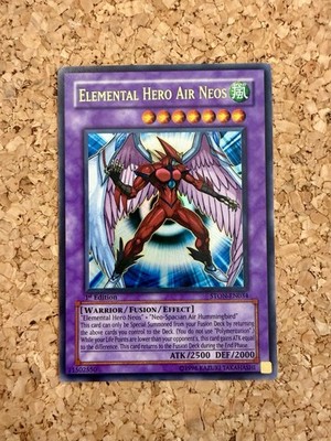 Elemental Hero Air Neos STON-EN034 Strike of Neos 1st Edition Ultra Rare MP