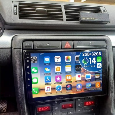 Für Audi A4 S4 RS4 B6 B7 SEAT EXEO Android 15.0 Autoradio GPS NAVI 2+32G Carplay