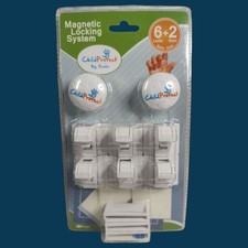 New Child Protect Magnetic Locking Systems 6 Locks / 2 Keys 3M tape included