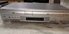 SONY DVD VHS PLAYER COMBO MODEL SLV-D300P DVD/VHS CASSETTE RECORDER SILVER GREY