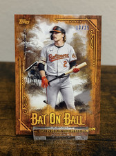 Topps 2025 X Bob Ross Bat on Ball Indian Yellow Gunnar Henderson #BOB-9 /25