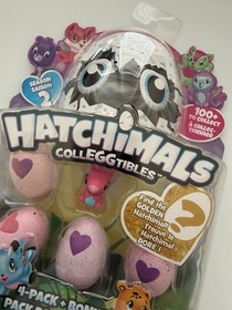 Spin Master Hatchimals Colleggtibles Season 2 4-Pack + Bonus Collectible Toy Set