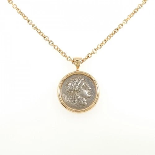 Bvlgari Monete Au750 Necklace Women Gold One Size