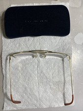 Cartier Half Rim Frame Glasses 159109 Titanium Made In France