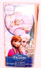 Disney Frozen Love Blooms Pillowcase Reversible Fits Standard Size 20x26 Inch