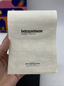 Dig Dug (Intellivision, 1987) Game Box and Manual