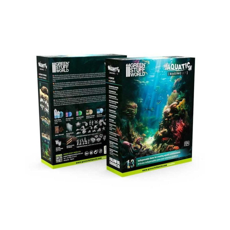 Set de décors aquatiques faux coraux et roches pour grand aquarium