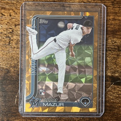 2025 Topps Series 1- Adam Mazur Gold Cracked Ice /50