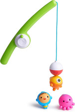   Fishin'  Magnetic Baby and Toddler Bath Toy, 4pc Set