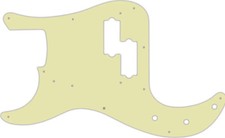 WD Custom Pickguard For Left Hand Fender Road Worn 50's Precision Bass #34 Mi...