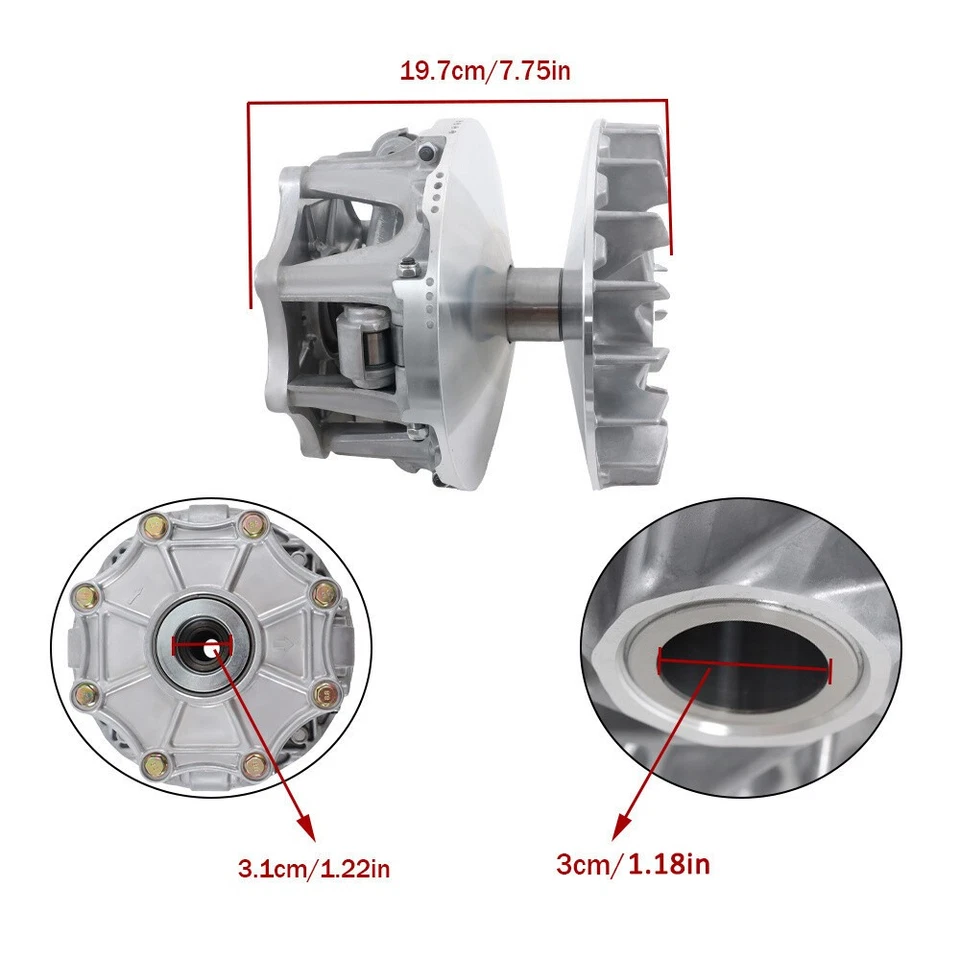 New Primary Clutch + Puller For 2008-2011 2012 2013 Kawasaki Teryx 750 2 Seater Foto 3 de 4