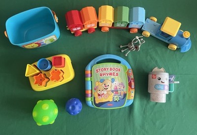 Fisher-Price Developmental Baby Toddler Interactive Learning Sensory Toys Lot