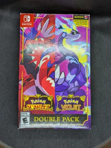 Pokémon Scarlet & Pokémon Violet -- Double Pack (Nintendo Switch, 2022)...