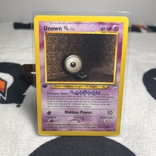 Pokémon 2002 Neo DESTINY 1st Edition UNOWN Q 59/105 on eBay