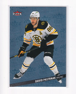 David Pastrnak 2025-26 Upper Deck Fleer Ultra #M-29 Medallions Platinum /100
