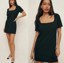 Reformation Carol Knit Dress in Black Size M
