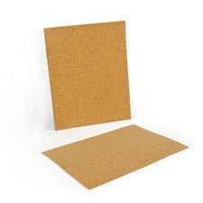 Hygloss Products Cork Sheets - 2 Mil Thick Cork Sheets - 8.5 x 11 Inches, Brown