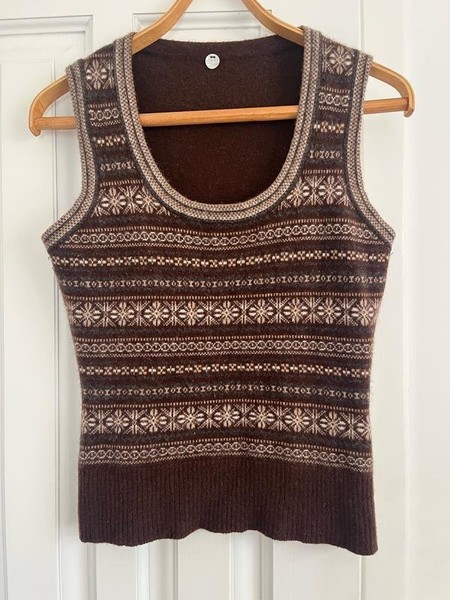 Women Margaret O'Leary Sweater Brown Cashmere 36 /