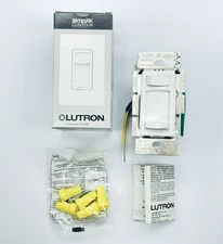 Lutron CTELV-303P-WH Skylark Contour Dimmer Wall Switch 3-Way Preset 300W 120V
