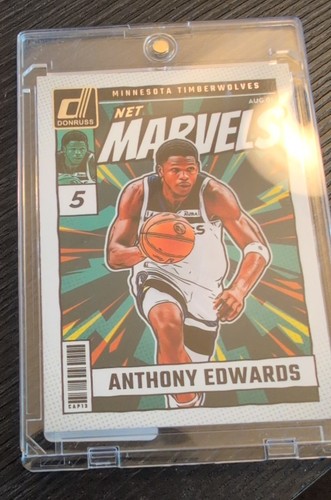 Anthony Edwards #5 2024 Panini Donruss Net Marvels card