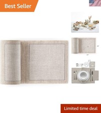 Linen Cocktail Napkins, Natural, 50 Units