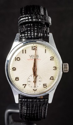 Venus Sub-Dial Herren Handaufzug Unitas Vintage Uhr -- funktioniert