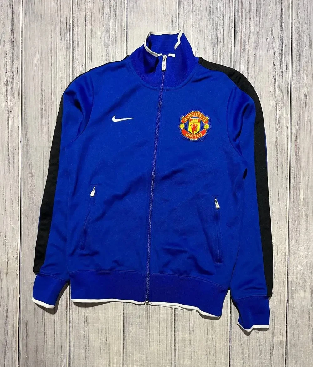Blue Manchester United International Club Soccer Fan Jackets | eBay