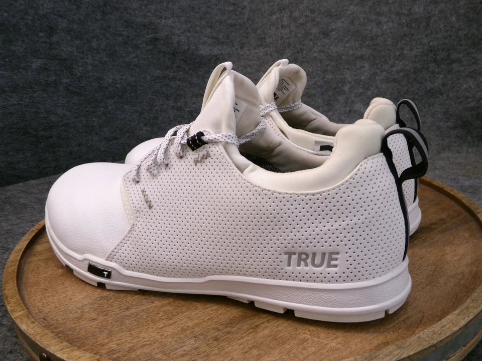 TRUE Linkswear Original 1.2 Hombres Talla 11.5 EE. UU. Blanco Ligero Zapatos de Golf Foto 4 de 4