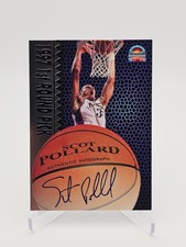 1997 Score Board Scot Pollard RC Auto Basketball Signatures Silver  Rookie Auto 