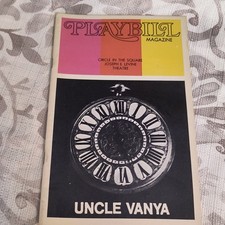 Uncle Vanya Playbill, Circle in Square Theater  George C Scott Lillian Gish 1973