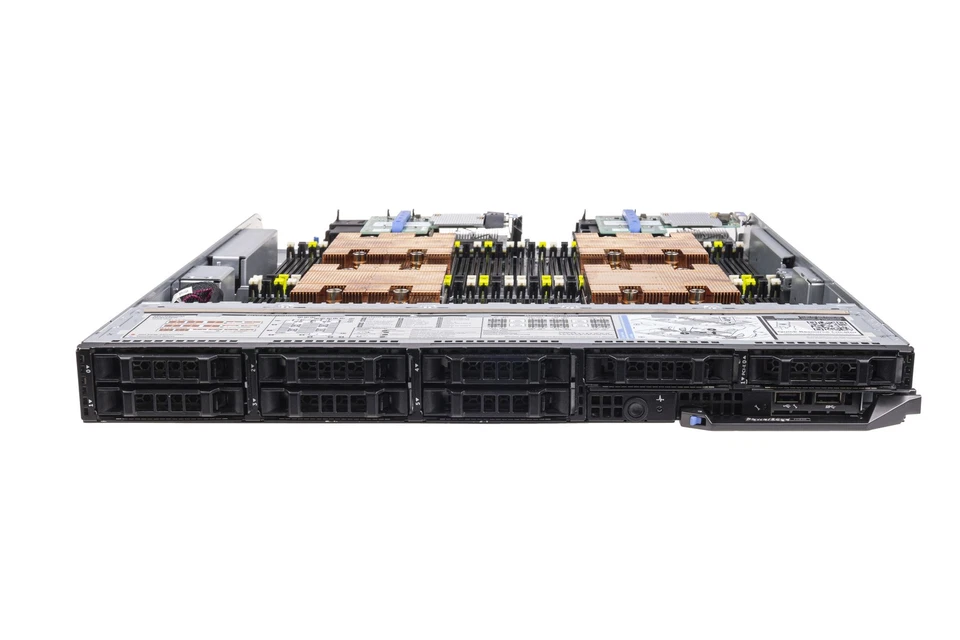 Dell PowerEdge FC830 8x2.5" 4xE5-4669v3 32GB 2x960GB SSD H730 - Image 3 of 4