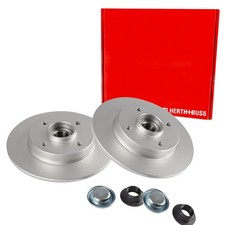 2x HERTH+BUSS 248,4mm BREMSSCHEIBEN HINTEN passend für CITROËN C3 C4 DS3 DS DS O