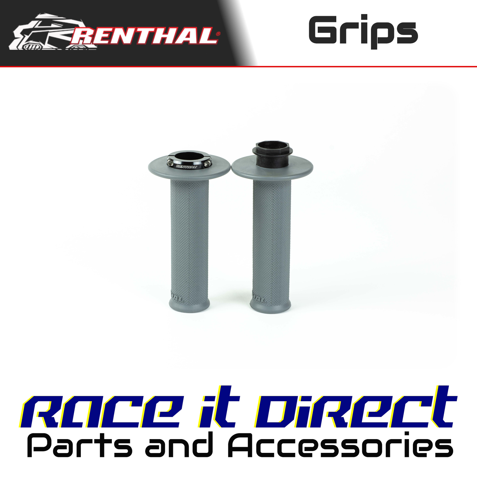 Grip for KAWASAKI KX 250 2000-2008 DIAMOND Black Renthal
