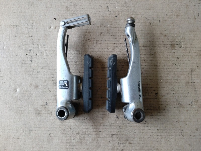 Retro Shimano Deore LX V-brakes BR-M600 w/ Pads