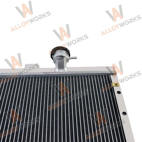 2 Row Aluminum Radiator For 1994-05 Chevy GMC Isuzu Truck Van W NPR NQR NRR US - Foto 5 di 10