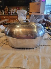 Vintage Magnalite Wagner Ware Sidney 0 4267-P Dutch Oven 13 QT Roaster w/Trivet