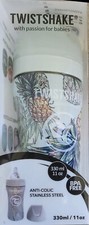 TWISTSHAKE Biberon en acier anti colique ananas 330 ml 4 mois+ réf 78560