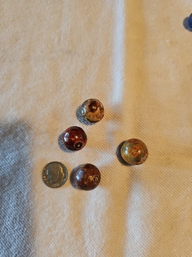 Vintage Bennington Marbles Shooters lot brown - Picture 4 of 4
