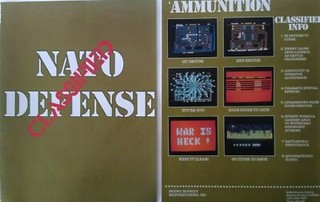 Nato Defense Arcade Flyer Original Vintage Video Game Art Print Detached Pages