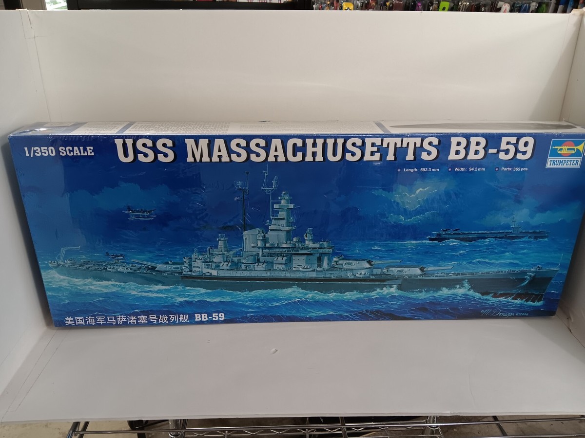Trumpeter USS Massachusetts BB-59 Model Kit 1/350 | eBay