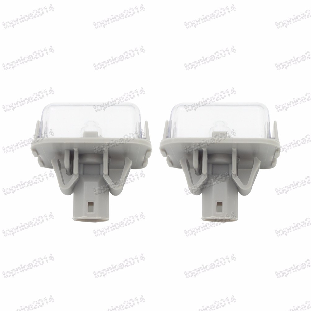 Pair Number License Plate Lamps Replacement GJ6A51270B For Mazda