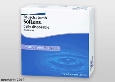 Bausch&Lomb Kontaktlinsen Soflens Daily Disposable 1x90 Stück Tageslinsen