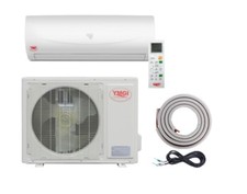 18000 Btu 1.5 Ton Ductless Mini Split Air Conditioner Heat Pump Ymgi Cool Heat