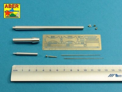 MW22 ABER MODELS 35L225 SET OF BARRELS FOR GERMAN HEAVY TANK MAUS  for TAKOM 1/3