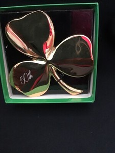 Gerity - 24 Karat Gold Electroplate Shamrock - 50th