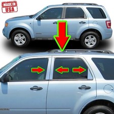 Chrome Pillar Trim For Ford Escape Mercury Mariner 08-12 6pc Set Door Post Chrome Pillar Trim For Ford Escape Mercury Mariner 08-12 6pc Set Door Post